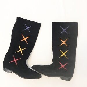 chantal made in Italy suede boots size 8